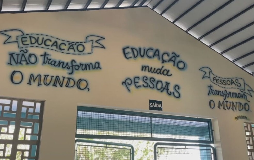 3 de 5
Obras da EMEF Dirce Boemer Guedes de Azevedo custaram R$ 8,5 milh&otilde;es &mdash; Foto: TV TEM