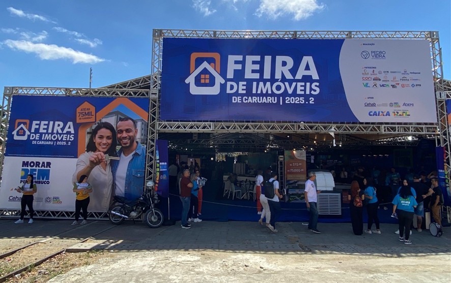 Feira de Imóveis de Caruaru oferece casas e apartamentos com subsídios de até R$ 75 mil