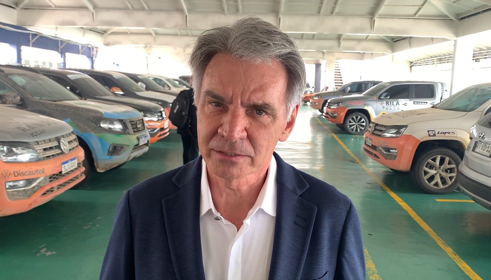 Cláudio Cavol, Presidente do Sindicato das Empresas de Transportes de Cargas de Mato Grosso do Sul (Setlog-MS) — Foto: Fernando da Mata/TV Morena