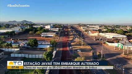 Obras na BR-010 mudam itinerário de ônibus de Palmas