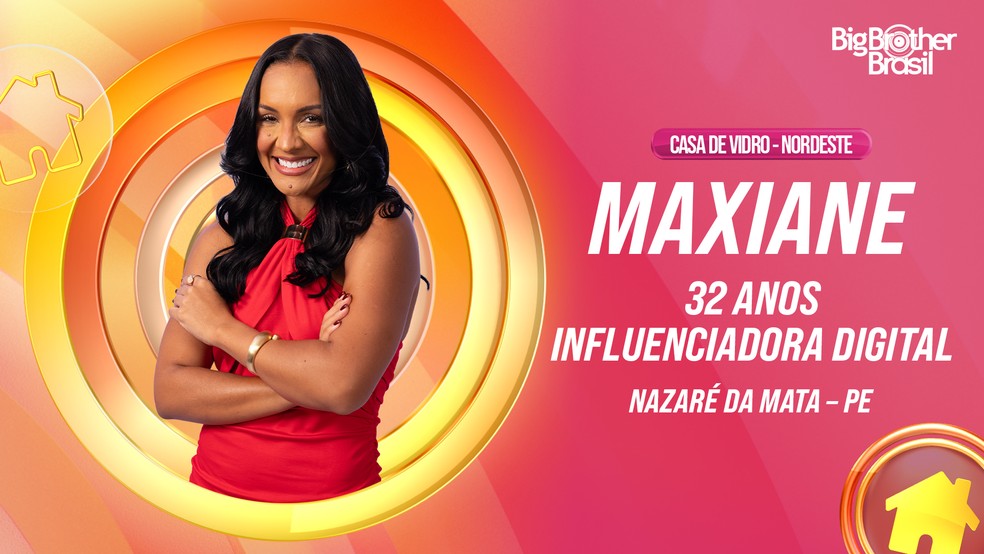 Maxiane, candidata ao 'BBB26' — Foto: Divulgação