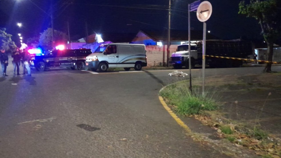 Polícia Científica foi acionada e realizou a perícia no local do acidente em Catanduva — Foto: Redes Sociais/Reprodução