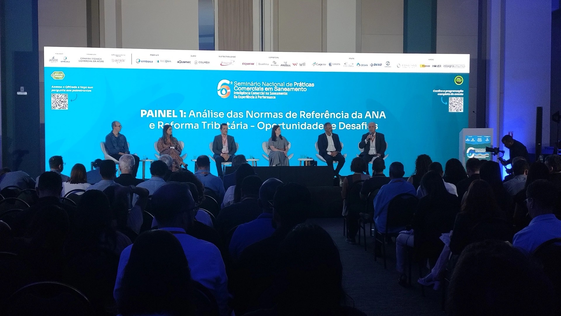 Aegea RO participa do 6º Seminário Nacional de Práticas Comerciais em Saneamento