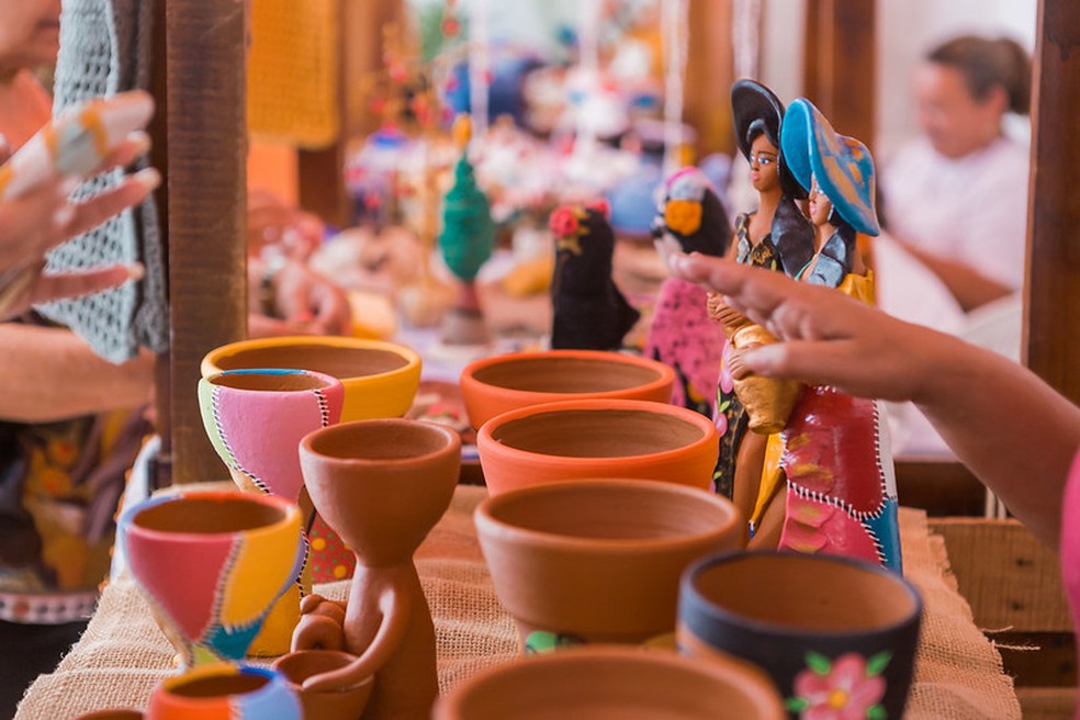 Feira Natalina da Mulher Empreendedora  — Foto: Elvis Edson/Foto