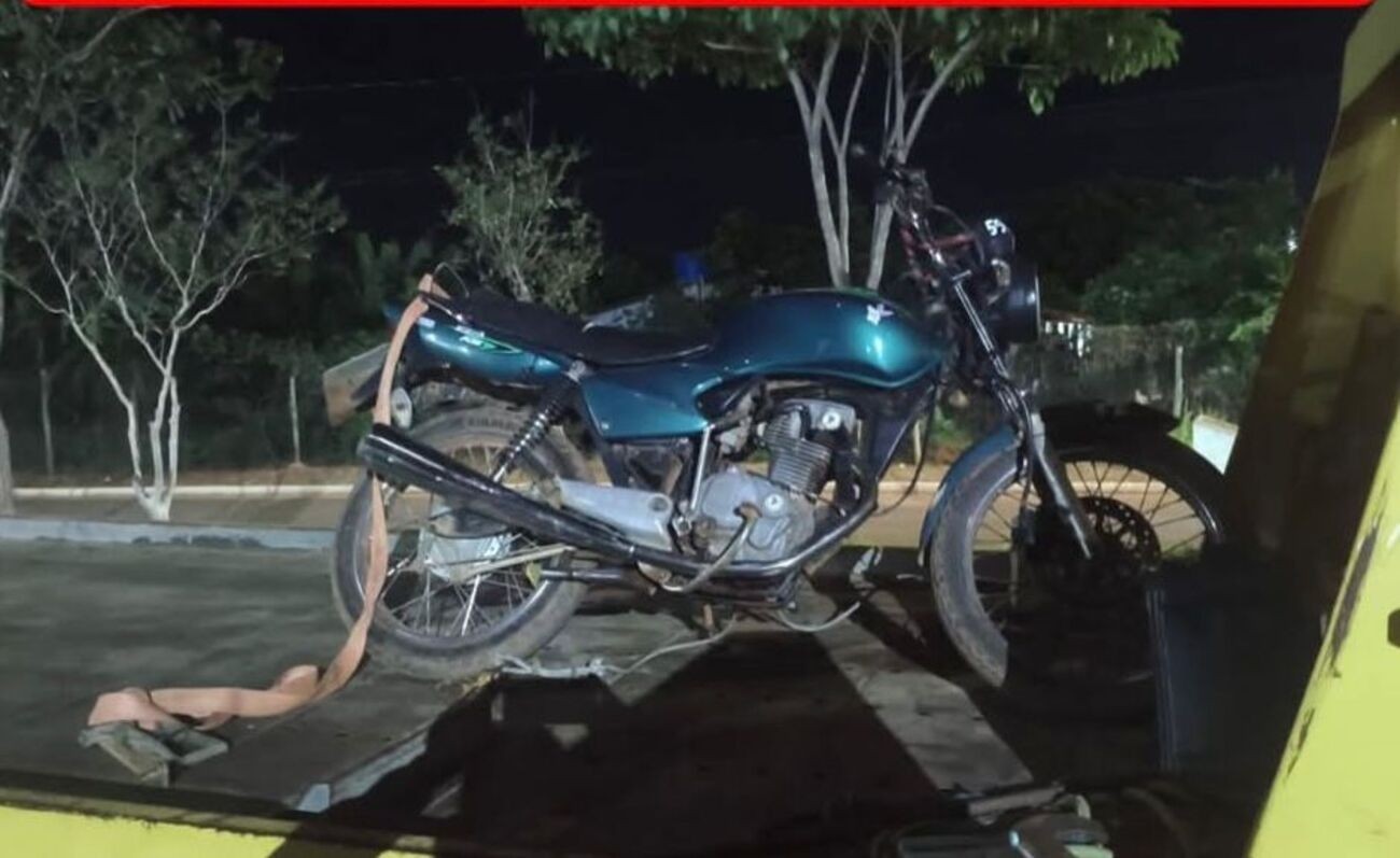 Menor foge de blitz em moto, faz manobras proibidas durante perseguição e acaba detido