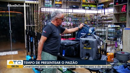 Comerciantes estão otimistas com o aumento das vendas para o Dia dos Pais