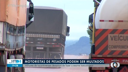 Motoristas tocantinense estão deixando de fazer exame toxicológico e podem ser multados