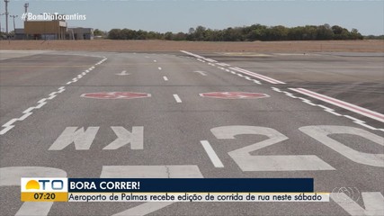 Pista do Aeroporto de Palmas será cenário para 1ª edição de corrida