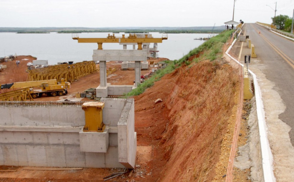 Ponte de Porto Nacional est sendo construda  Foto: Thiago S/Governo do Tocantins