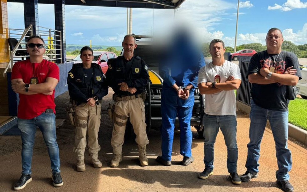 Caminhoneiro é preso suspeito de estuprar vizinhas de 10 e 13 anos após elas assistirem palestra em igreja e o denunciarem, em Goiás — Foto: Divulgação/Polícia Civil
