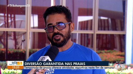 Veja a programação de diversão nas praias de Palmas