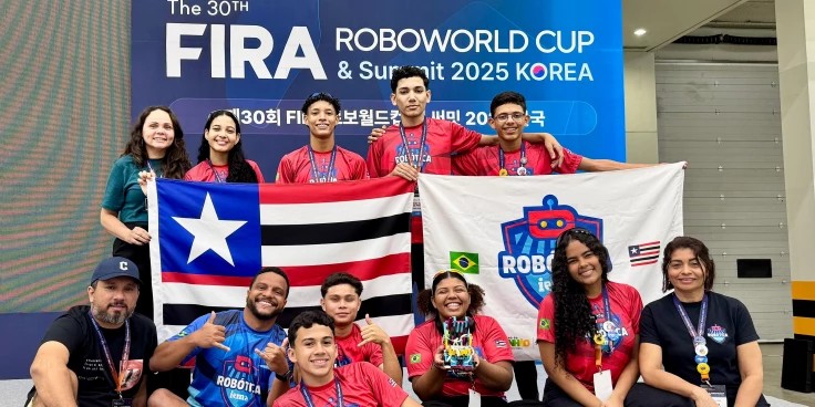 Maranhão conquista 1º e 2º lugar na Copa Mundial de Robótica na Coreia do Sul