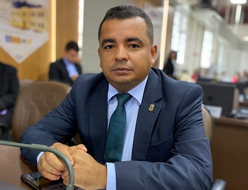 Vereador de São Luís, Edson Gaguinho, preso em operação policial do Ministério Público do Maranhão — Foto: Divulgação/Câmara Municipal de São Luís