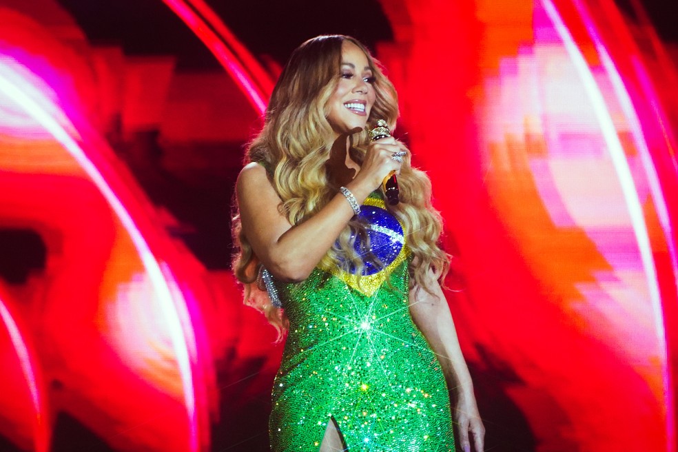 Mariah Carey se apresenta no Rock in Rio 2024 — Foto: Stephanie Rodrigues/g1