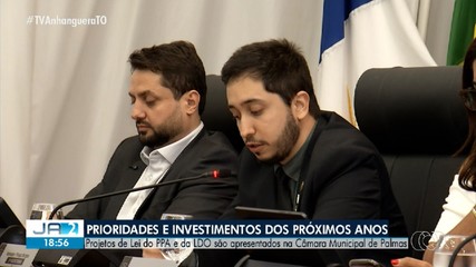 Projetos de Lei do PPA e da LDO são apresentados na Câmara de Palmas