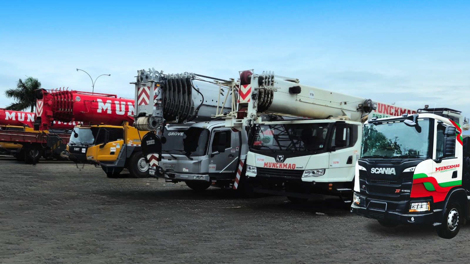 Da obra à fábrica: a solução em içamento, remoção e transporte da Munckmaq