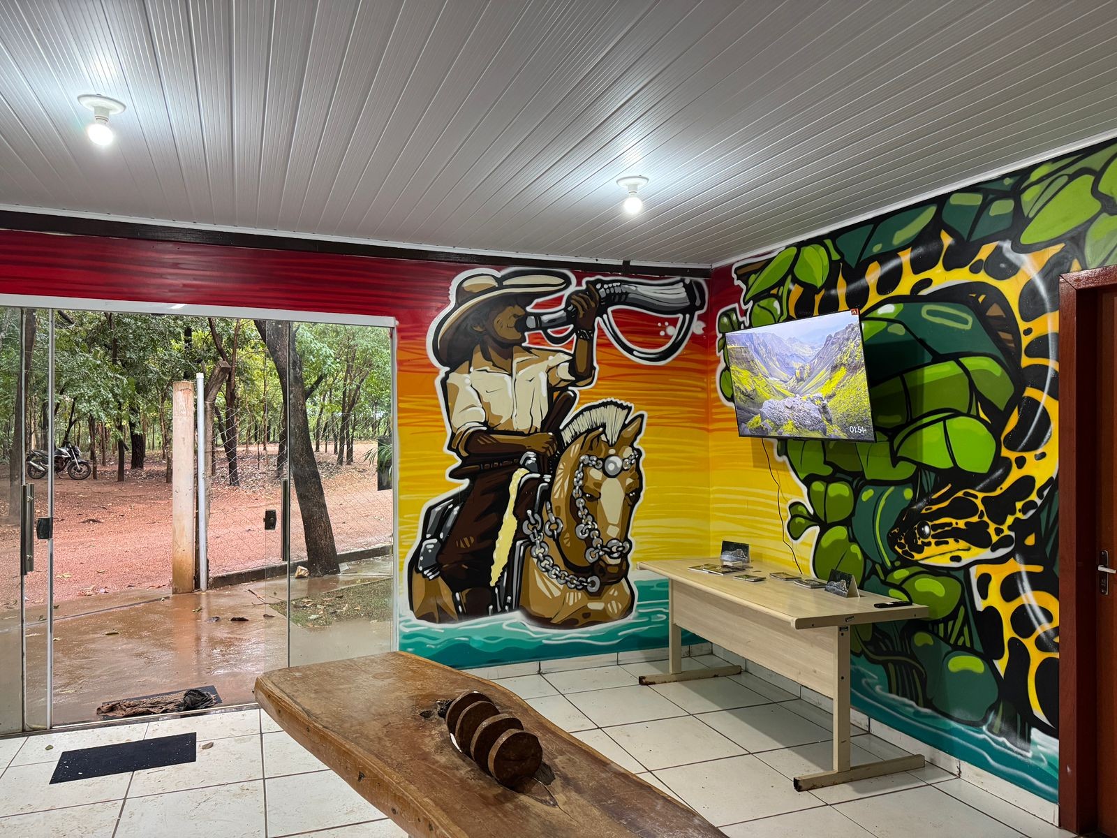 Centro de Educação Ambiental Terra da Onça-Pintada é inaugurado em MT — Foto: Reprodução