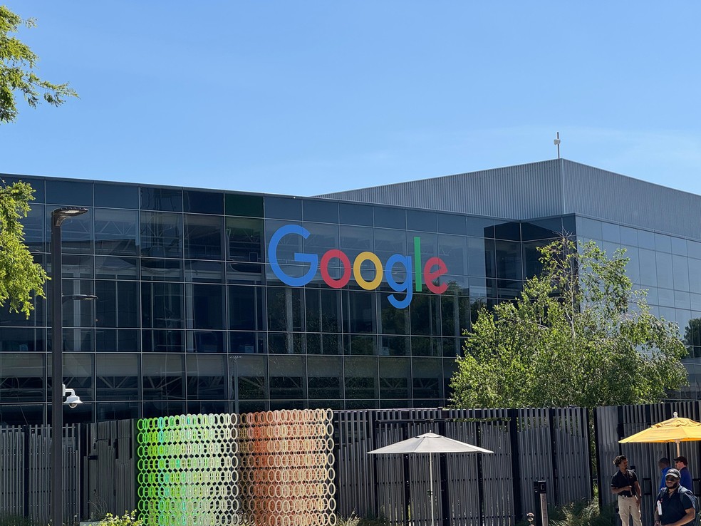 Sede do Google em Mountain View, na Calif�rnia (EUA). � Foto: Darlan Helder/g1
