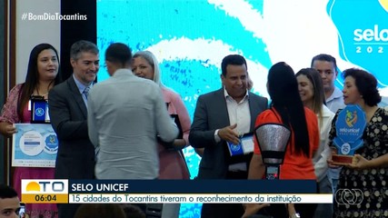 Cidades do Tocantins recebem selo UNICEF por melhora na qualidade de vida de crianças
