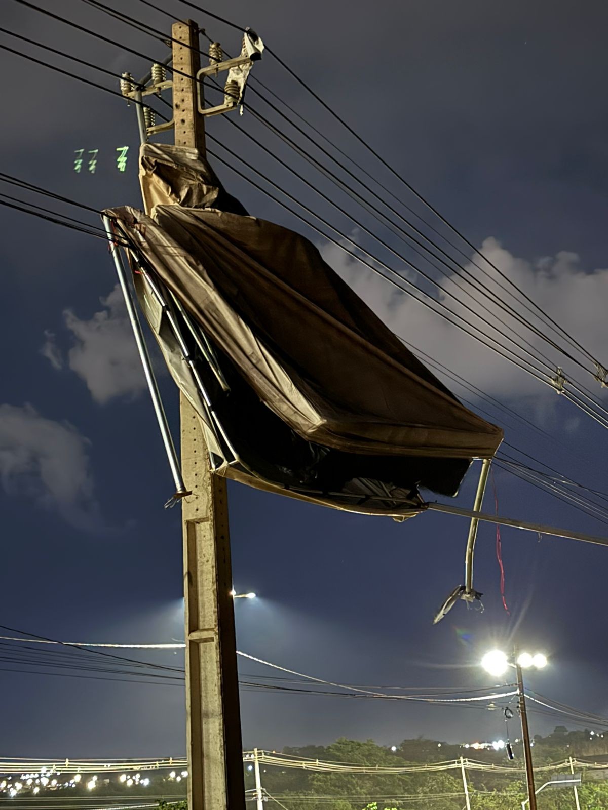 Ventos fortes vêm causando danos a rede elétrica de Mato Grosso