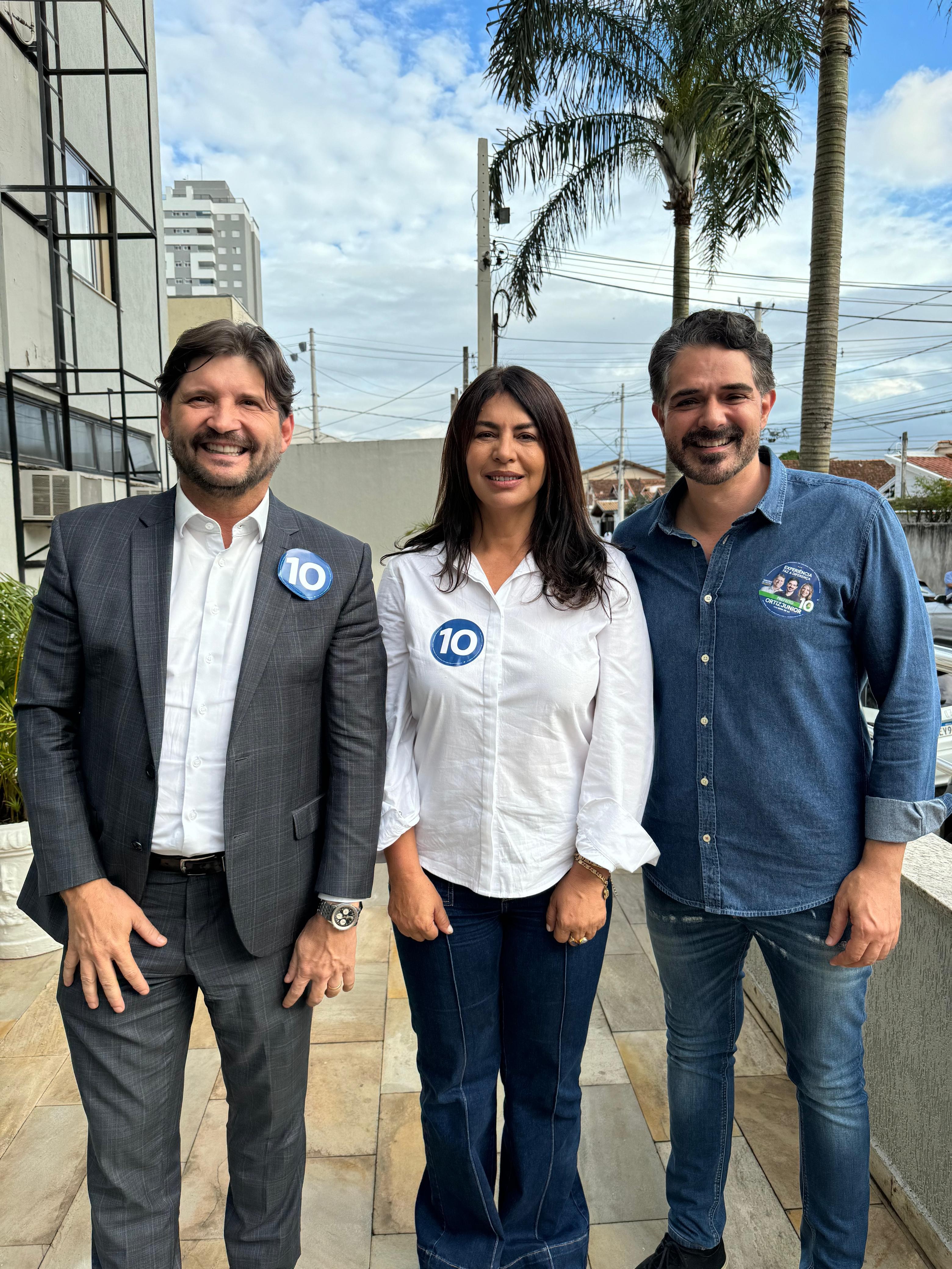 Marcia do PL (PL) declara apoio a Ortiz Junior (Republicanos) no 2° turno para prefeito em Taubaté