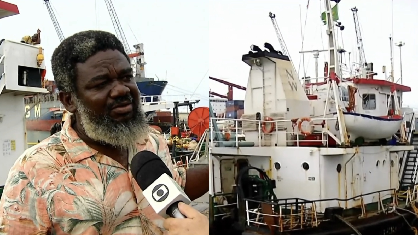 'Seria melhor se ficássemos fora do navio', diz capitão de embarcação que ficou à deriva e está atracada há quase um mês em Fortaleza