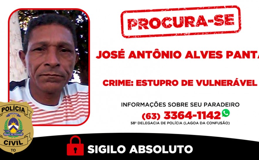 Suspeito de estuprar a própria filha tem cartaz de procurado divulgado pela polícia