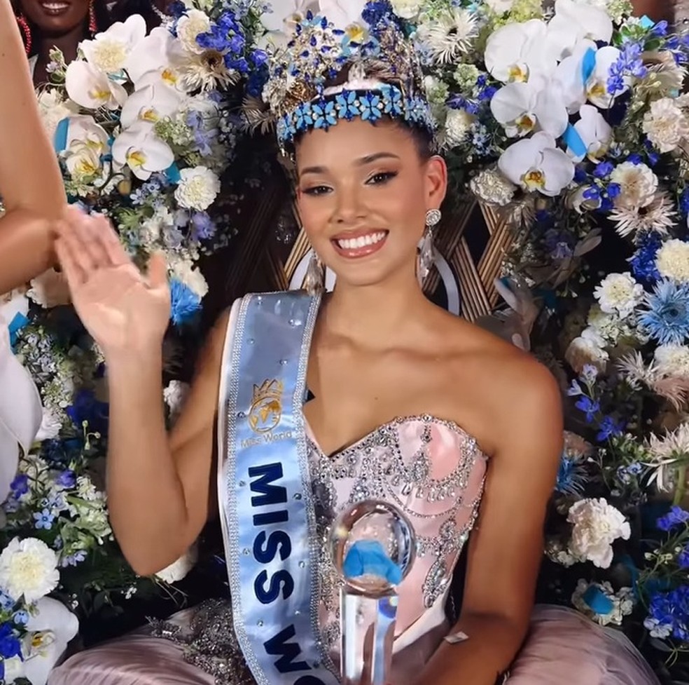 Modelo da República Dominicana ganha o Miss Mundo 2026 — Foto: Reprodução