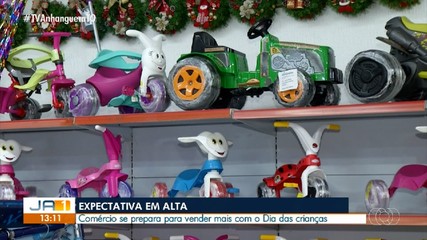 Comércio se prepara para o Dia das Crianças