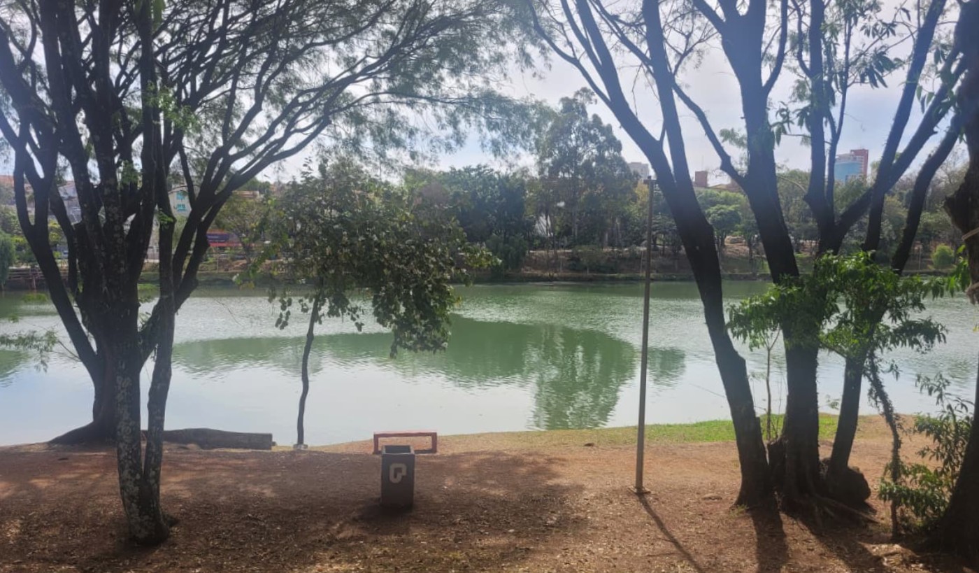 Água do Lago Igapó de Londrina fica verde e município investiga motivo