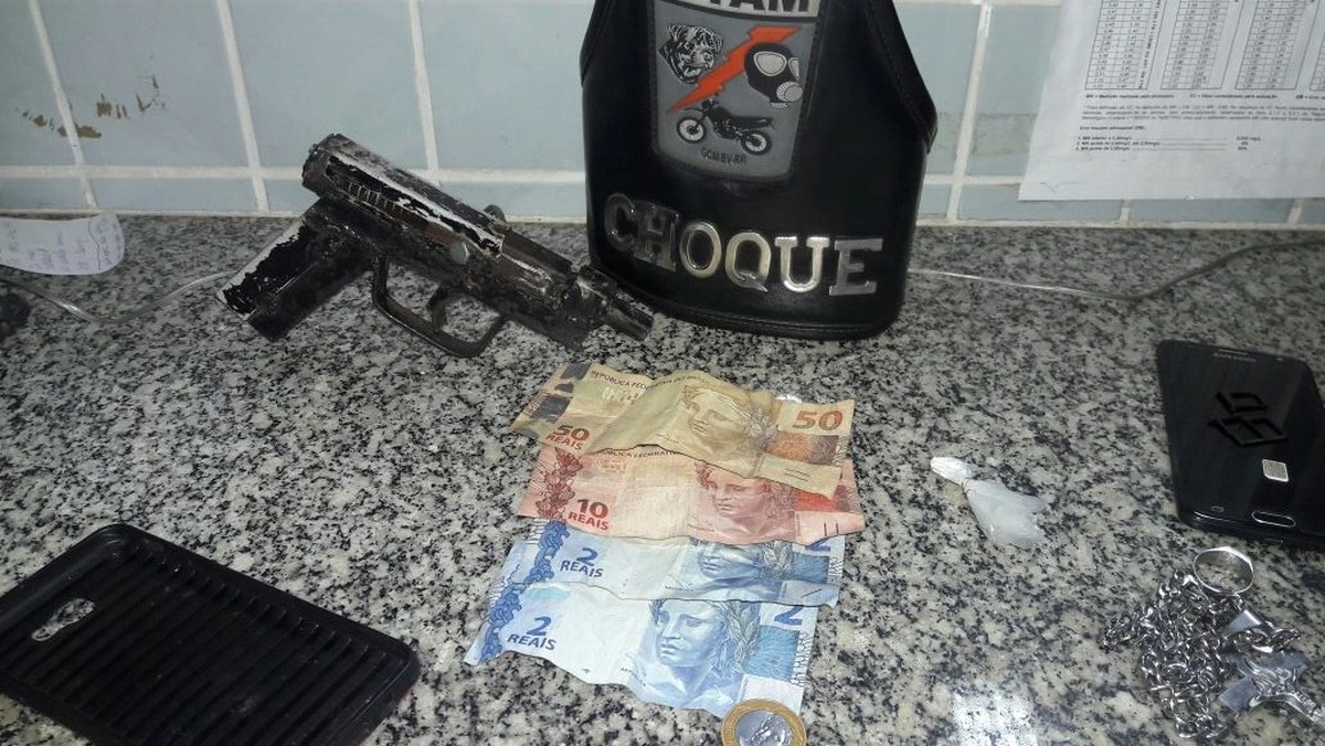 Menor é apreendido com arma caseira e porção de cocaína em Boa Vista ...