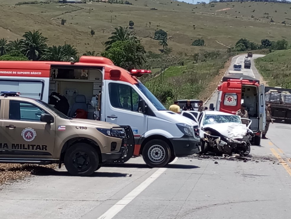 Empresária morre e três pessoas ficam feridas após acidente no sul da Bahia — Foto: Reprodução/redes sociais