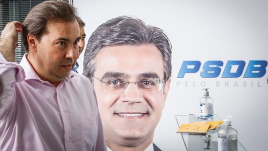 PSDB realiza evento para oficializar filiação de Rodrigo Maia ao partido