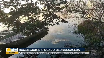 Homem morre afogado no Rio Araguaia, em Araguacema