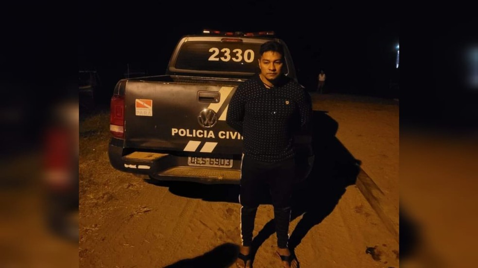 Gil Romero Machado foi preso em Curuá, no Pará, suspeito de matar uma jovem grávida em Manaus — Foto: Redes Sociais