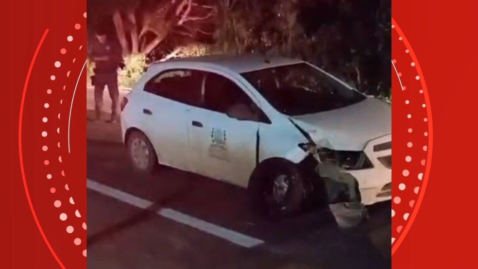 Motorista da Prefeitura de Divino de São Lourenço, no Espírito Santo, é preso por dirigir bêbado e provocar acidente — Foto: Reprodução