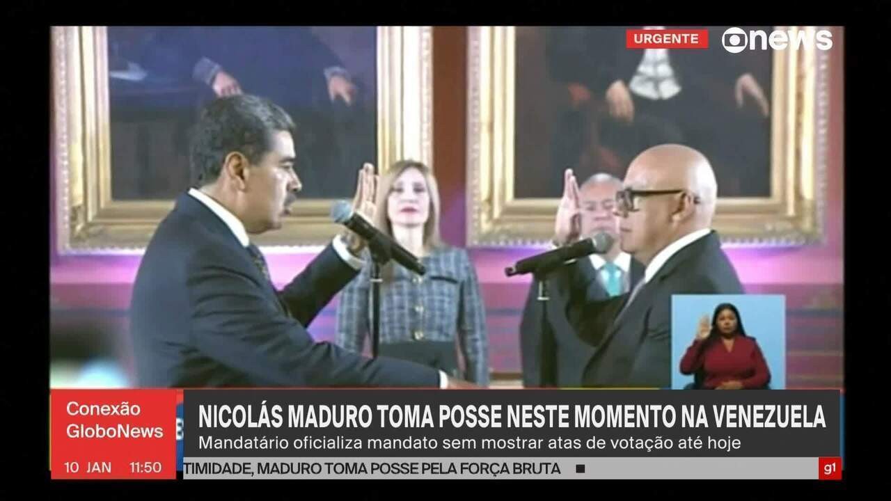 Recompensa por captura e sanções econômicas: as reações à posse de Maduro após eleição contestada