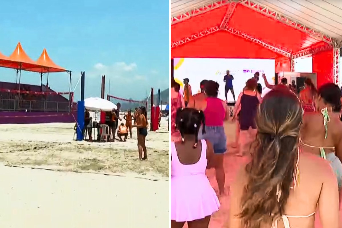 Tribuna Verão Santos 2026 reúne diversão e competições esportivas na Praia do Gonzaga; veja a programação