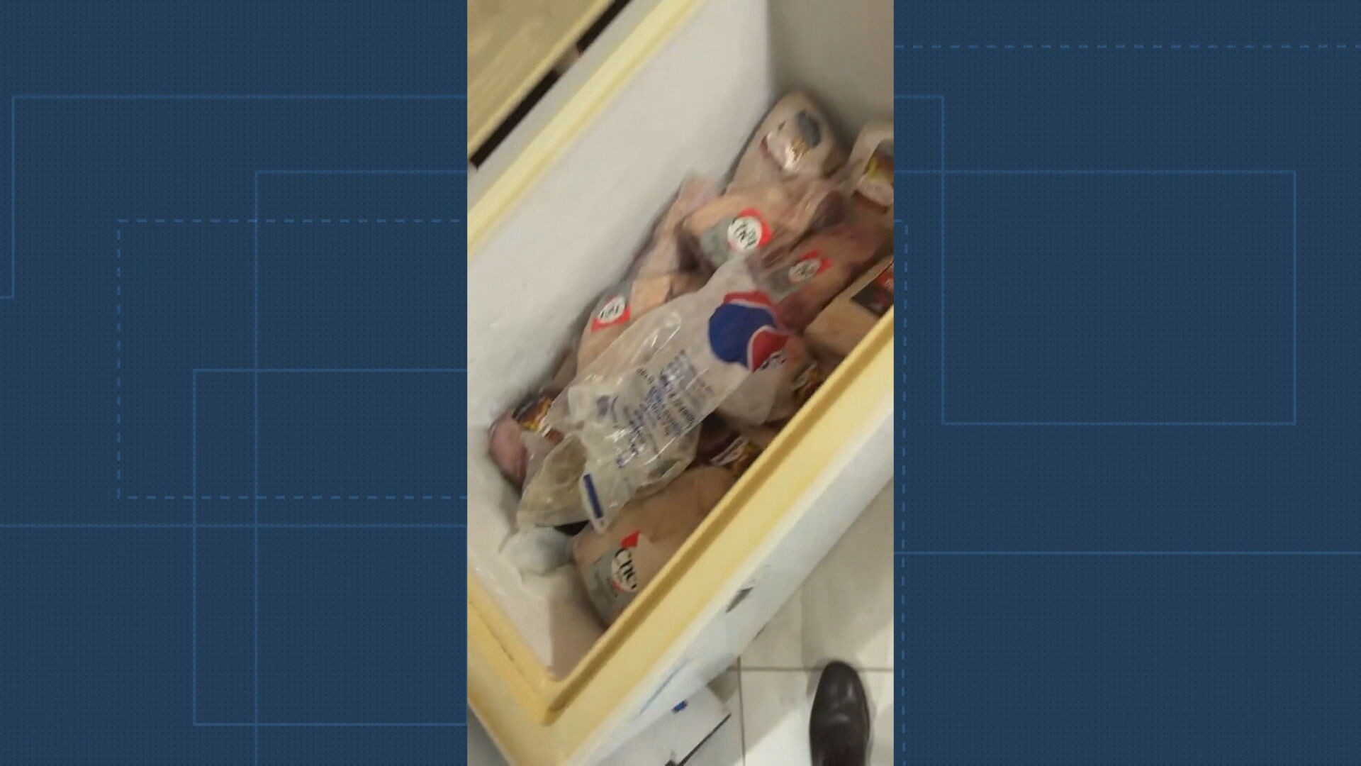 Em vídeo, TH Joias mostra frezer de carnes para Bacellar: 'Tem como levar, não'