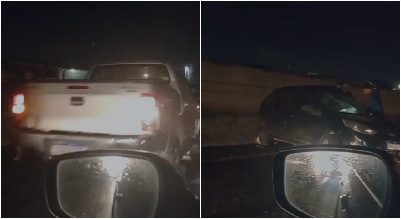 Acidente entre caminhonete e carro deixa ferido em rodovia de Jundiaí 