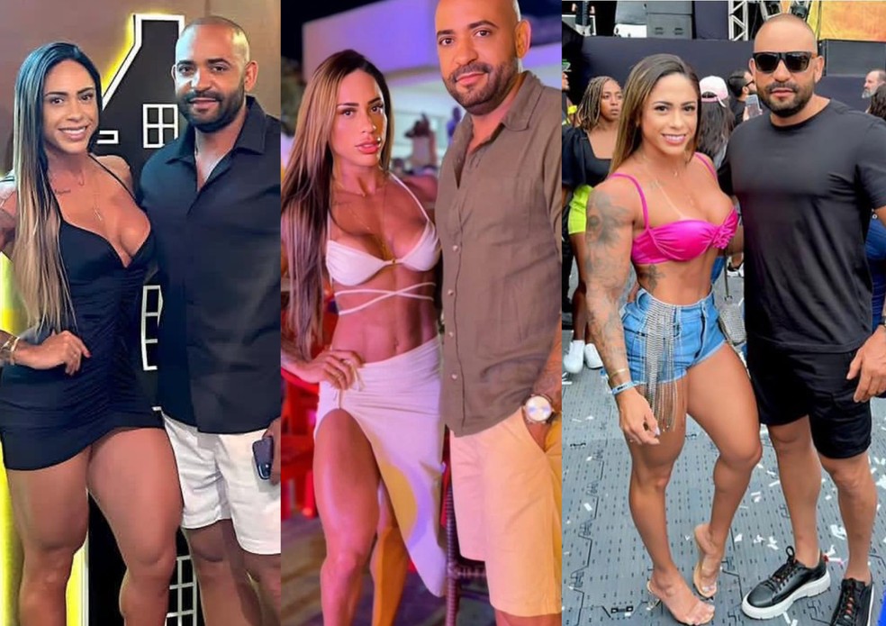 Chelle Patrício e Jadson Pinto estão entre os quatro presos durante uma operação conjunta das polícias civis da Bahia e do Rio Grande do Norte — Foto: Reprodução/Redes Sociais