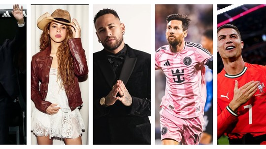 Ancelotti, Shakira, Neymar, Messi e CR7: os famosos levados à justiça espanhola por fraude fiscal