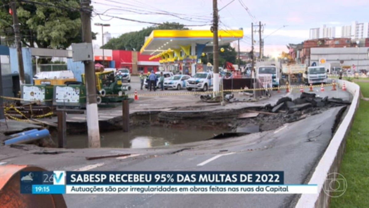 Pista de avenida da Zona Oeste de SP em que cratera se abriu deve ser ...