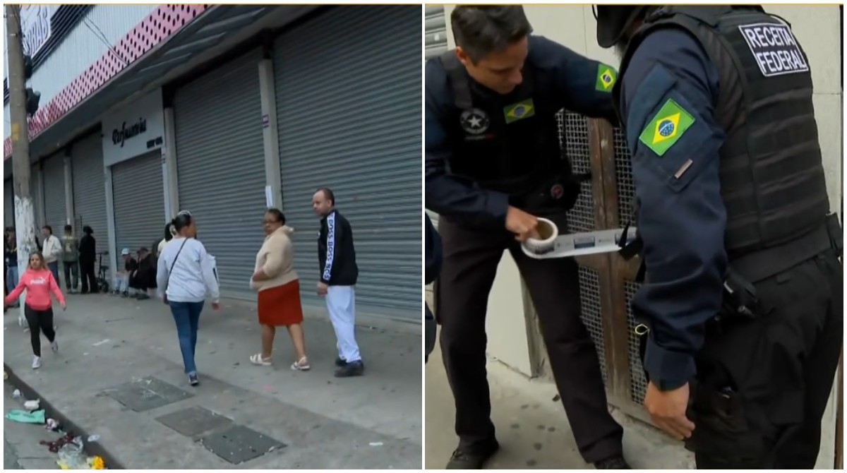 Megaoperação no Brás: Receita estima apreender R$ 300 milhões em mercadorias nos dois shoppings populares fechados