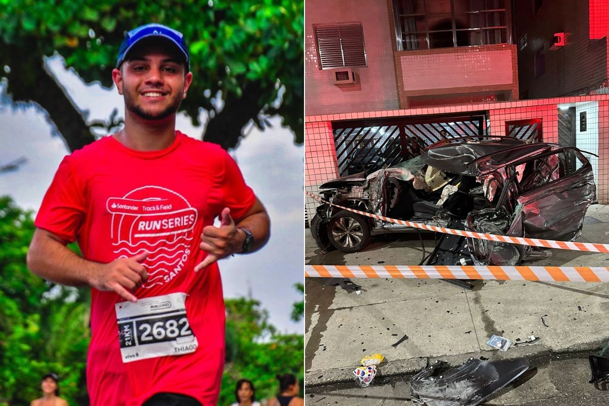 Motorista morre e passageiro fica ferido após colisão com carro estacionado no litoral de SP