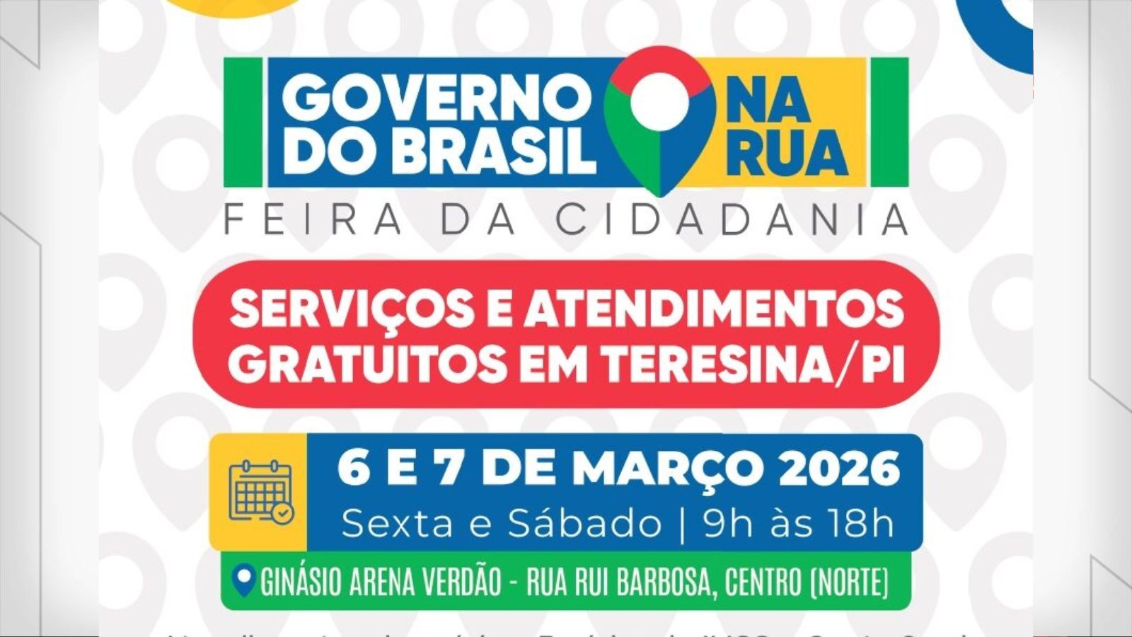 Mais de 100 serviços gratuitos serão oferecidos em Teresina neste fim de semana; veja quais