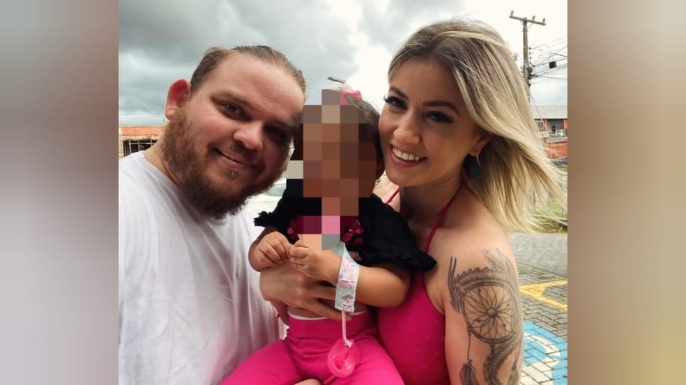 Luanna e Adyson buscam reaver guarda da filha adotiva de 3 anos — Foto: Redes Sociais