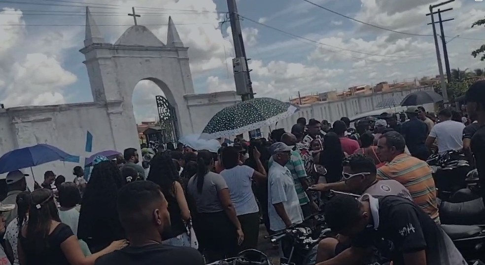 Corpo de pedreiro foi sepultado no município de Japaratuba — Foto: Arquivo Pessoal