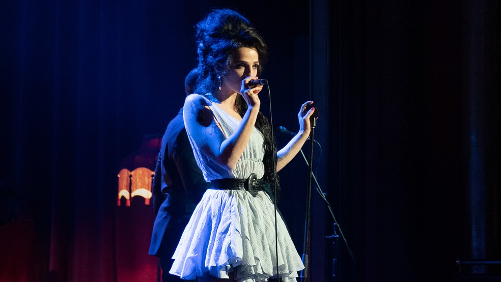 Marisa Abela interpreta Amy Winehouse na cinebiografia 'Back to Black' — Foto: Divulgação