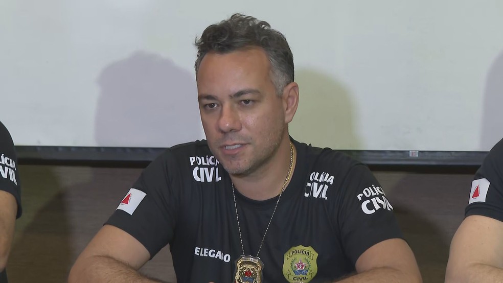 Delegado Rodrigo Fagundes — Foto: Reprodução/TV Globo